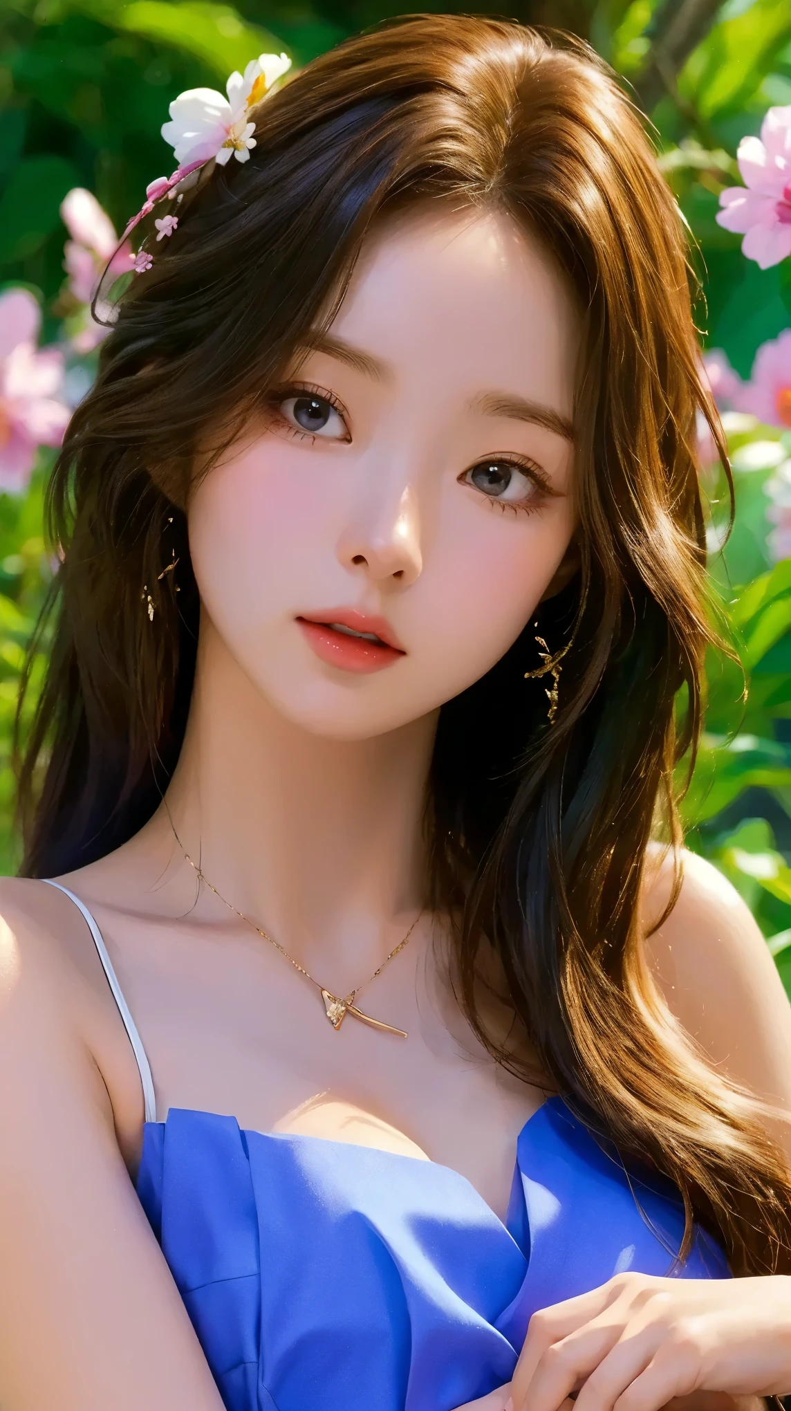 1 girl, serene expression, mesmerizing eyes, straight long hair, flowing dress, poised posture, porcelain skin, subtle blush, crystal pendant
BREAK
golden hour, (rim lighting):1.2, warm tones, sun flare, soft shadows, vibrant colors, painterly effect, dreamy atmosphere
BREAK
scenic lake, distant mountains, willow tree, calm water, reflection, sunlit clouds, peaceful ambiance, idyllic sunset, ultra detailed, official art, unity 8k wallpaper
, zentangle, mandala