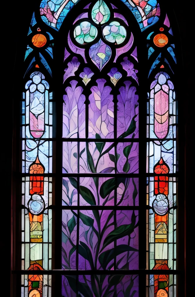 a stained glass window with a blue flower and leaves, a detailed painting by Android Jones, behance contest winner, art nouveau, glowing stained glass backdrop, stained glass style, stained glass, stained glass art, amethyst stained glass, gothic stained glass style, stained glass!!, stain glass, stained glass window, intricate stained glass, beautiful stained glass window, stained glass window!!!!!