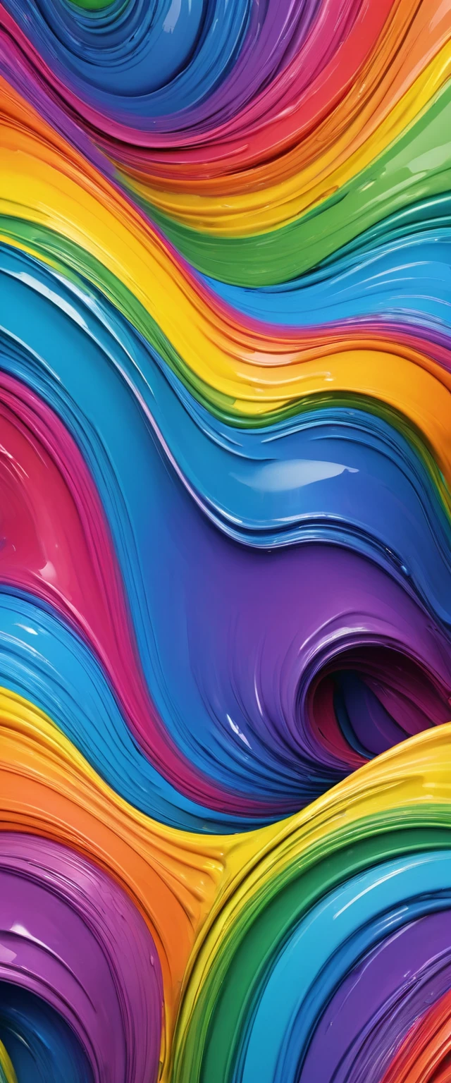 (masterpiece, Best Quality,  very detailed, 8k wallpaper),  abstract color splash , Rainbow, sharp、Straight、reflection、shape