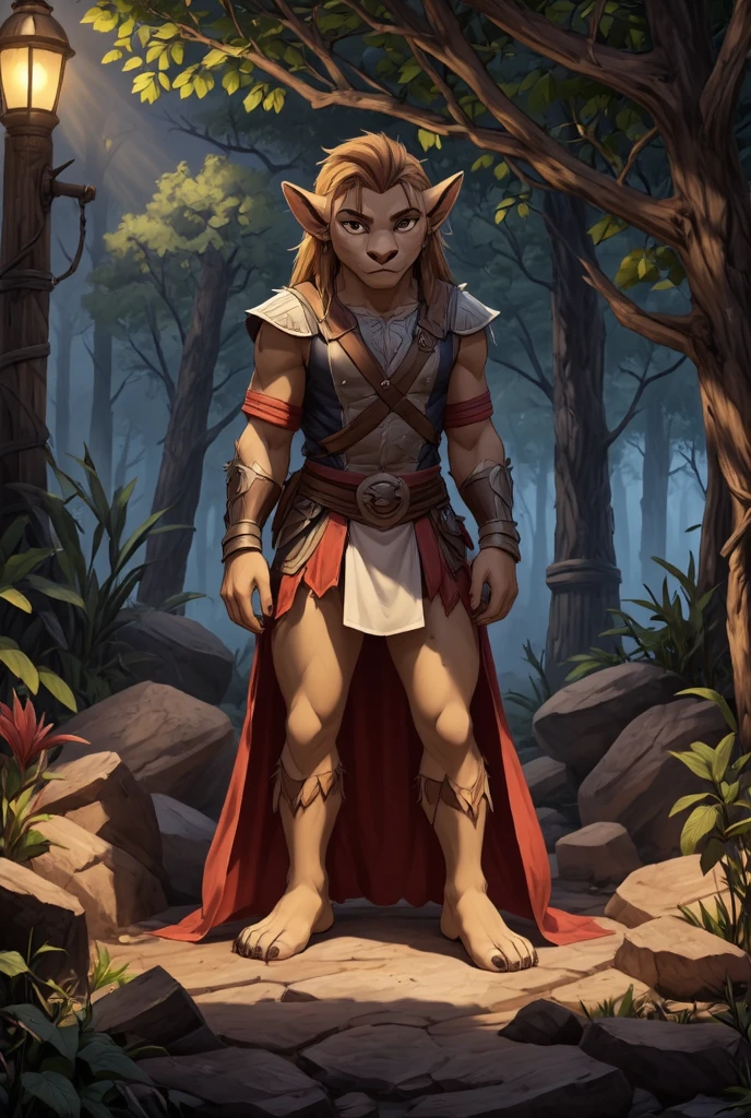 (((Barefoot furry character, full body, cinematic setting, male))) 

score_9, score_8_up, score_7_up, (((full body))), (((source_furry))), (((furry male))), anthro lion, (((elf male))), 1 boy, (((furry character with elven features))), barefoot, nice feet paws with claws, (long blonde hair), pointy ears, (((orange and tan fur))).

(Finish the war, the darkness, end this suffering
Impossible to pursue, deep in shadow, follow light
Finish the war, the darkness, end this suffering
Bright warrior against darkness)

BREAK, detailed background, 8K, (masterpiece:1.5), intricate details, highly detailed, extreme detail, octane render, fine art, best quality, highres, (detailed face:1.5), ((full_body)), UHD, (((perfect hands))), boring_e621_v4, bwu