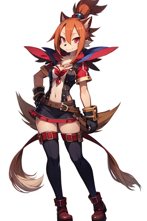 Female furry mandrill Disgaea7 style 