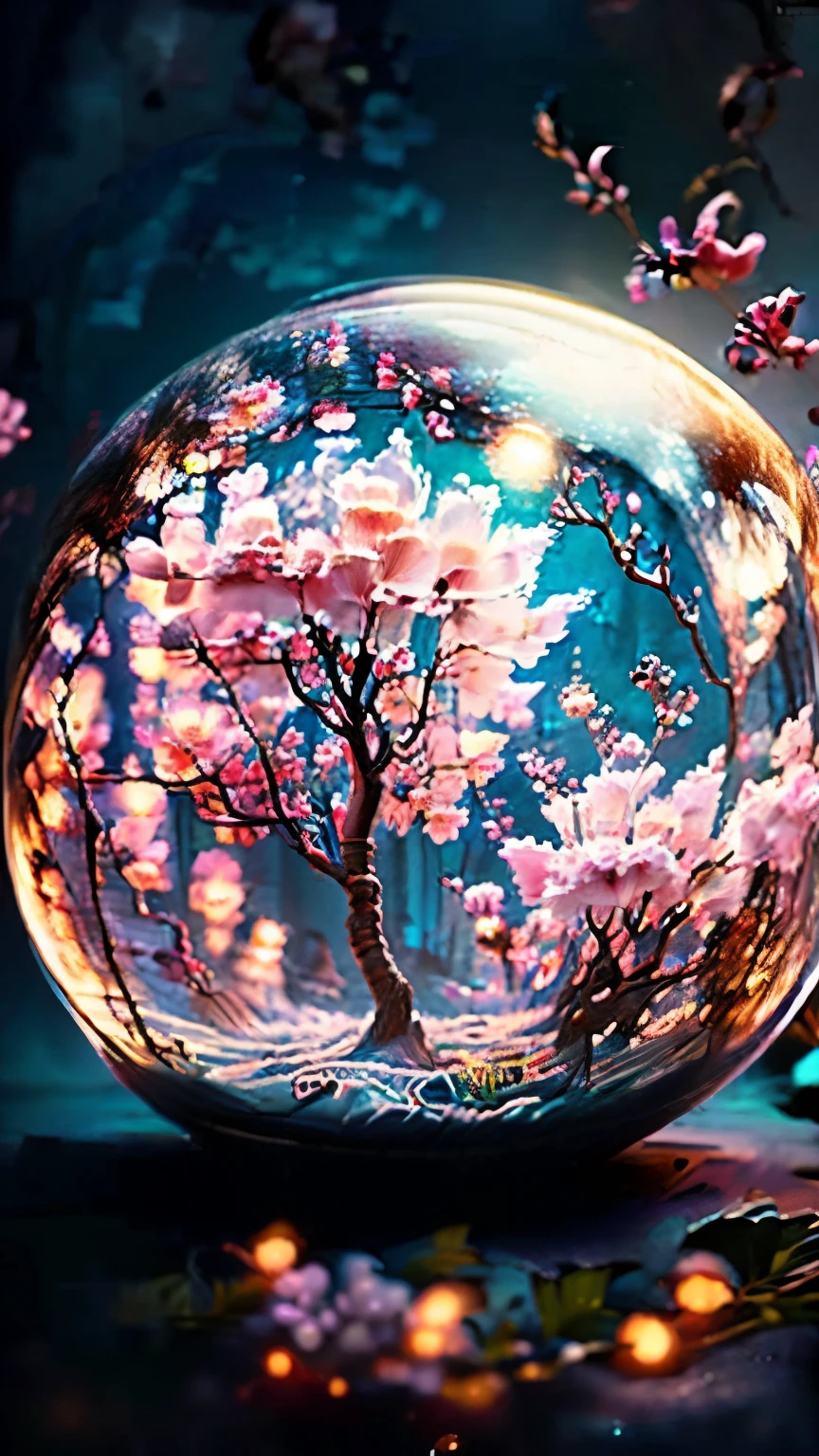 (Best Quality,High Resolution,Masterpiece:1.2),Super Detail,(realistic,photo-realistic,photo-realistic:1.37),Portrait,,glass bottle,big cherry blossom tree,cherry blossom in full bloom,artistic,art style,,vintage,gentle colors,subtle lighting,ethereal,glowing,reflection,serene look,,dreamy atmosphere,elegant,inspired by Danish art,impressionistic brush strokes,flowing lines,sublime aesthetic,mysterious,magicaldreamy atmosphere,elegant,inspired by Danish art,impressionistic brush strokes,flowing lines,sublime aesthetics,mysterious,magical atmosphere,fantastical,harmony,contemporary artwork,surreal composition,enchanting images,attention to detail,unique perspective,visual poetryunique perspective,visual poetry