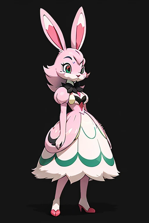 Female furry sara rabbit pokemon ai fan style 