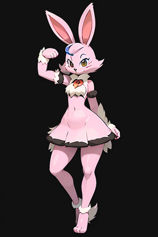 Female furry sara rabbit pokemon ai fan style 