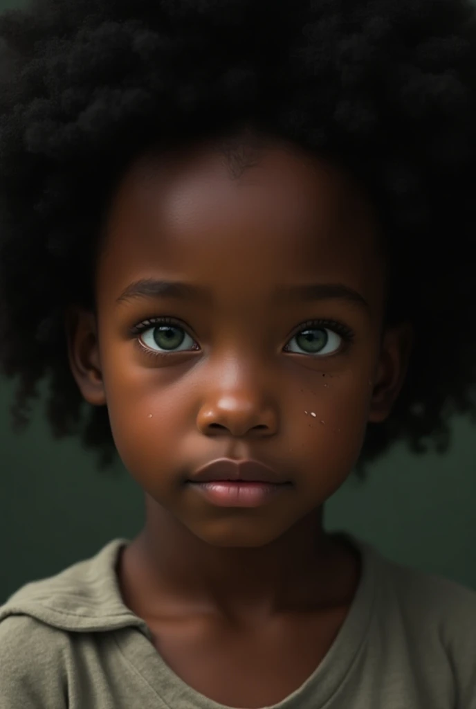 8 year old black boy
Very realistic, not animated
Boy from Africa
Eyes of different colors brown and blue
Eyes of different colors brown and blue
Eyes of different colors brown and blue
Eyes of different colors brown and blue
Eyes of different colors brown and blue
Eyes of different colors brown and blue
Short hair African braids
Wearing a pink cropped shir
Place eyes of different colors brown and blue and give them a little shine