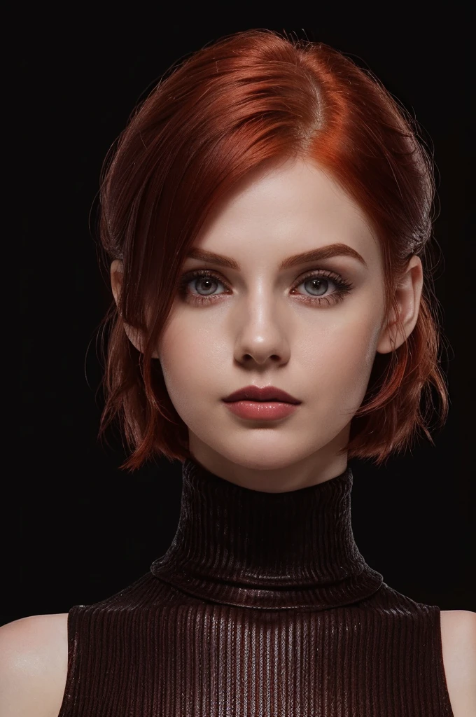 woman with medium hair ,Auburn-red-hair, arafed woman wearing black turtleneck top, with short hair, short redhead,eyeliner,portrait, woman with medium hair ,Auburn-red-hair, arafed woman with red hair and a black turtle neck top, with short hair, short redhead, young beautiful amouranth, red short hair, short red hair, old goth girl, chin-length hair, girl portrait, amouranth, headshot profile picture, better known as amouranth, short copper hair, with red hair , black background, simple background, amouranth, headshot profile picture, better known as amouranth, short copper hair, with red hair , black background, simple background 