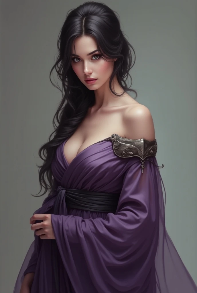 a medium color portrait illustration of an attractive female wizard with a ponytail wearing long loose flowing blue intricately embroidered wizard robes smiling, masterpiece, best quality, highly detailed (dungeon background), mage_glam, necklace, pouches, belts, (large glowing runed circles), fire and ice, casting a spell, highly detailed face, ultra high resolution, in the style of adrian ghenie, esao andrwes, jenny saville, endward hopper, surrealism, dark art by james jean, takato yamamoto, inkpunk minimalism, Best quality details, realistic, High definition, High quality texture, epic lighting, Cinematic film still, 8k, soft lighting
