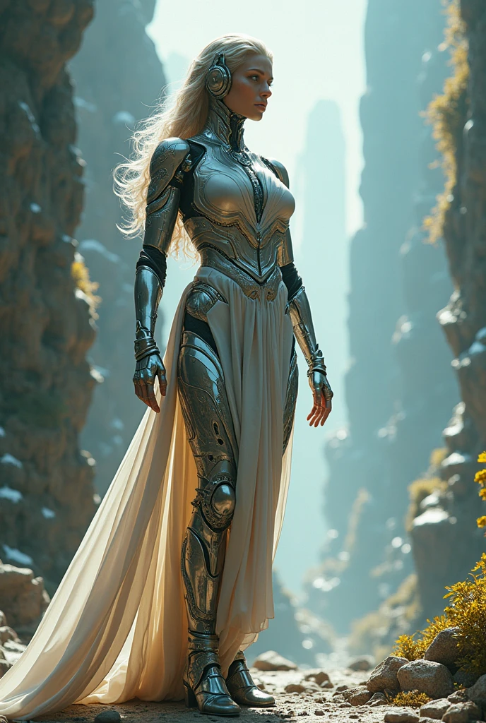 Hera godess full body futuristic