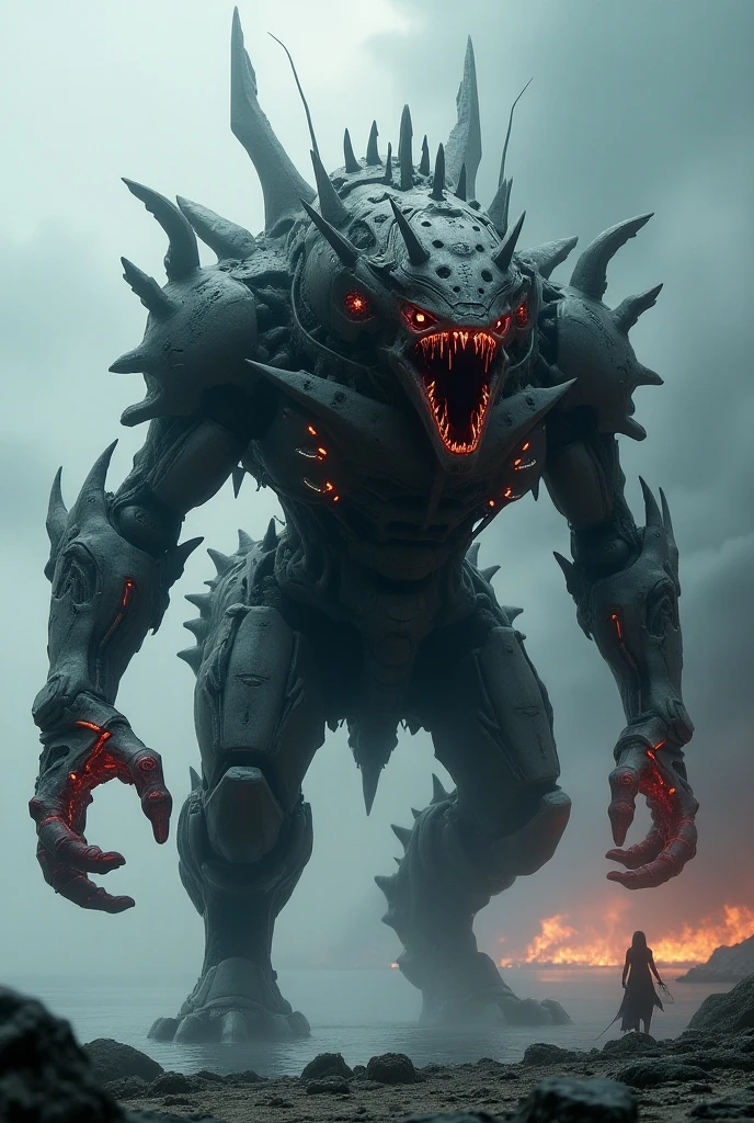Design a hybrid creature that seamlessly combines the features of a car ...