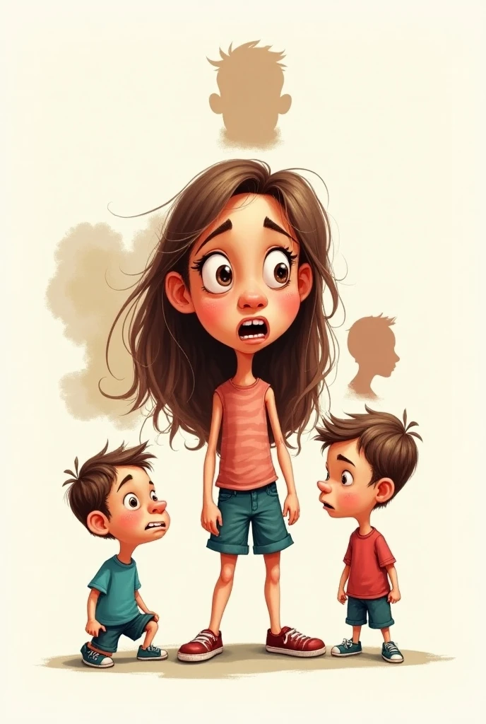 Emoji cartoon mom and baby confused did you know