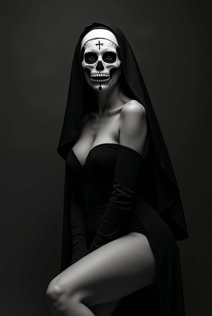 (Centerpiece : 1.2), Retro Mysterious, of mesmerizing beauty, Colorful Detailed Skeletons Ox Skull Mask, longue cape fluide, gold-embroidered designs, plumes, soie, Drape, Small Embroidered Lingerie Etam Style, dimly lit, Moody Lighting, Professional Photo Studio Decor