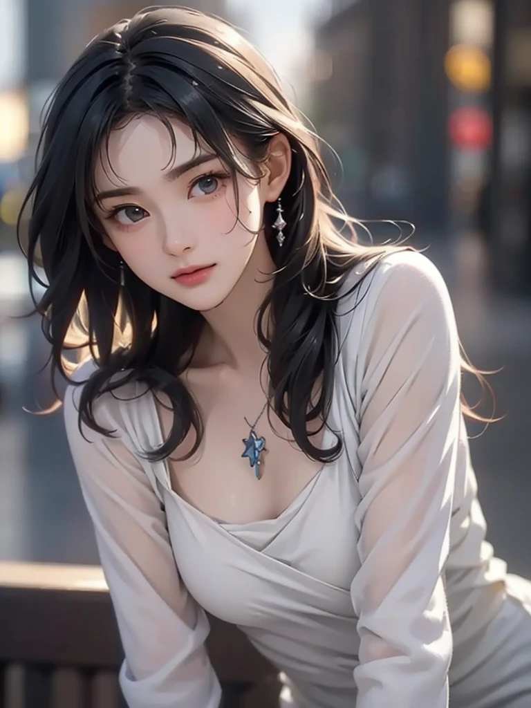  random pose,  mix 4, (8k,  RAW Photos, Best Quality, masterpiece: 1.2), (Realistic, photoRealistic: 1.37), one  girl, cute, cityscape,  Knight , rain, Wet,  professional writing, Photon mapping,  radiosity ,   physical based rendering,  gradient black hair, Grey Hair,  short curl hair ,  handsome,  girl, White ball suit, Best Qualityの写真, high res, 1080P, (Beautiful Skin), ( Detailed Face Description ), (Detailed hand drawing), (masterpiece), (Sophisticated CG), Extreme light and shadow, Bedhead, masterpiece, Rich details, (  fine facial features  ), (Best Qualityの写真), (masterpiece), ( detail eyes), I can see it right in front of me, Thin clavicle