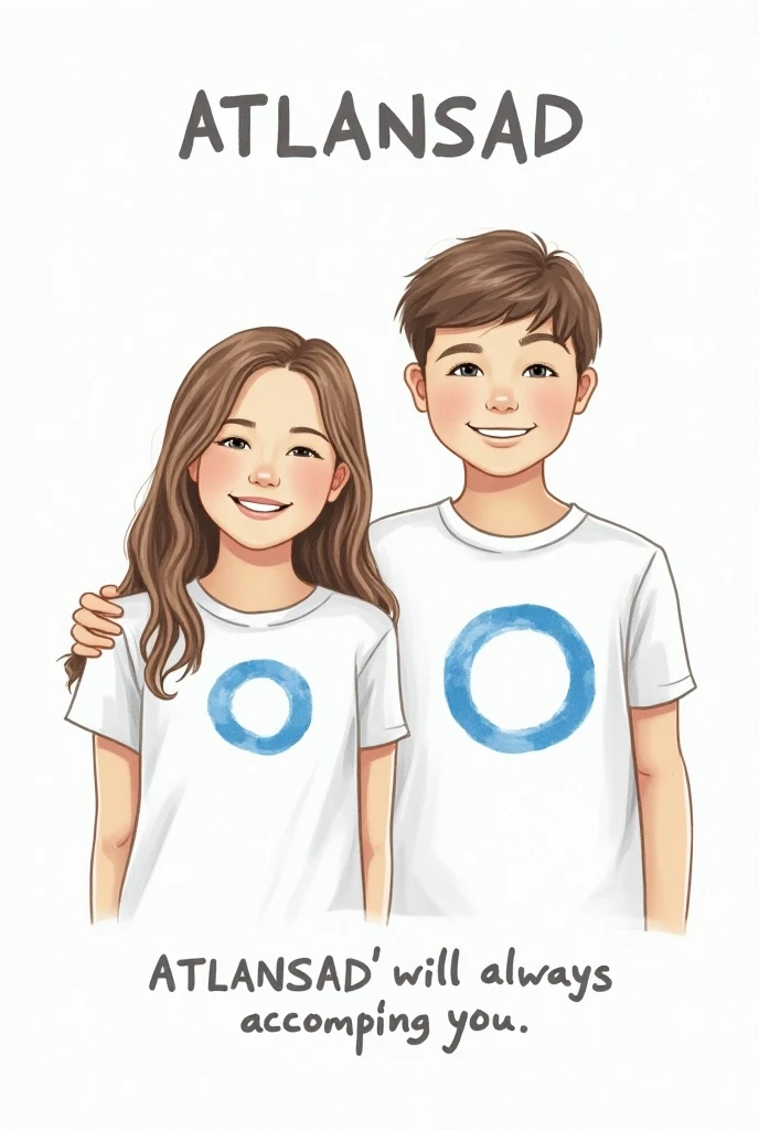 there are two children, a boy and a girl that are hugging each other in a circle, children, center of image, next gen, full device, unique design, kids, series, ???, white bg, children's, family friendly, multi, round bacteria flying around the circle - layer, center focused, amazingly composed image, digitally enhanced, full image, header, half image, by Alexander Fedosav, advertising photo