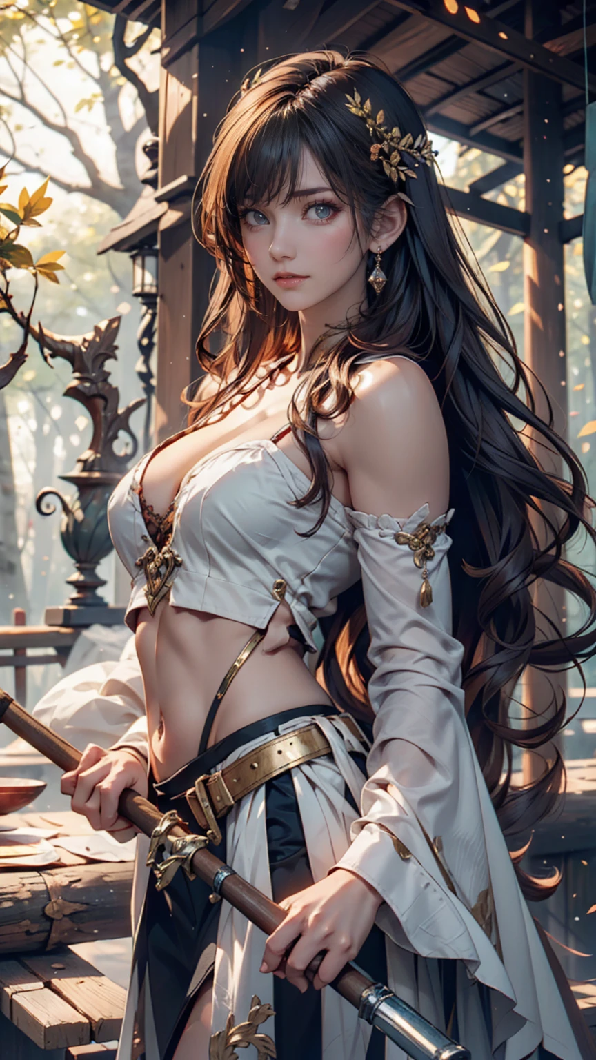 (1girl:1.3),solo,__body-parts__,
official art, unity 8k wallpaper, ultra detailed, beautiful and aesthetic, beautiful, masterpiece, best quality,Fantastical Atmosphere, Calming Palette, Tranquil Mood, Soft Shading,
Miko priestess, charm spell, talisman familiar, shrine maiden duties,