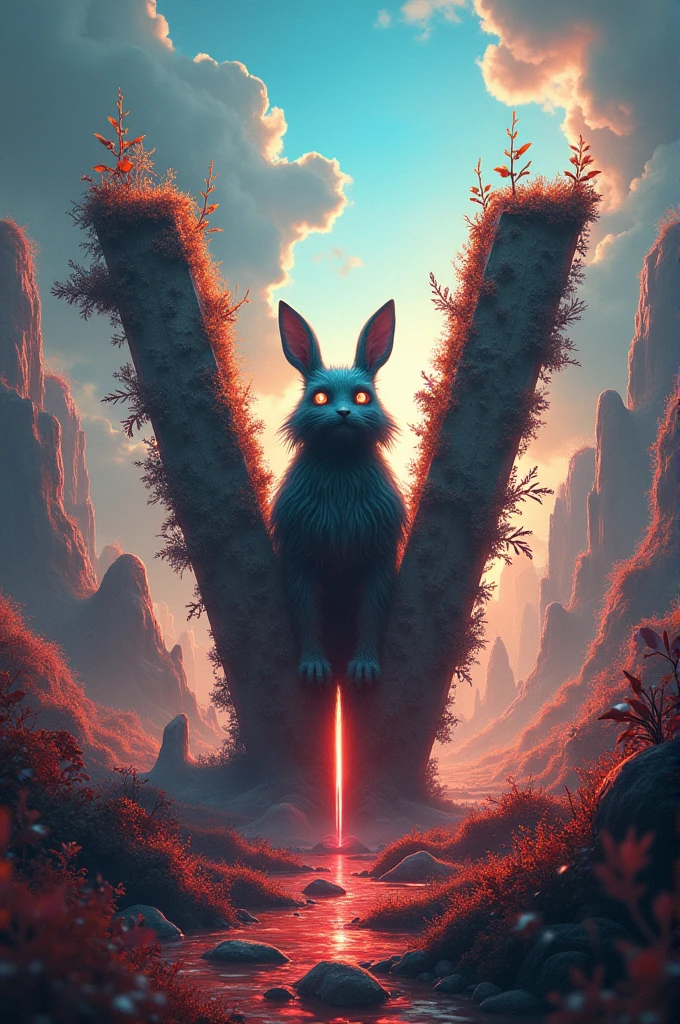 (blame! style abandoned tech landscape), (Zen, Amy Sol style), (underground, dark, foggy, perilous, abandoned dystopian apartment bedroom, deep windows), (abstract anthro rabbit figure wearing bunny ears), cover art with light abstraction, abstract, simple vector art, contemporary Cybernetic art, color gradients, soft color palettes, layered forms, whimsical animation, style Ethereal abstract, 4K, --v6