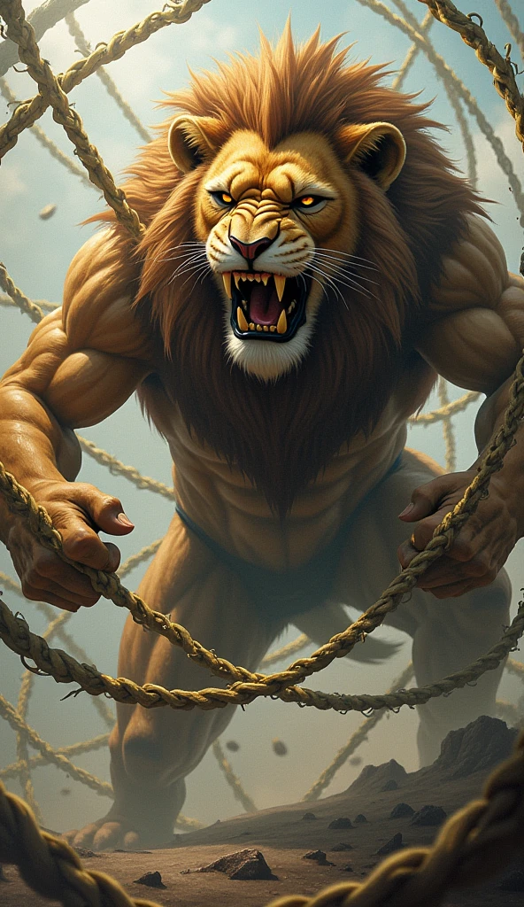anthro, (lion:1.5),(muscular:1.9),paladin,wrapped in tentacles,(covered in tentacles:1.7),slimy tentacles, head up, big pecs, muscular arms,bondage, tentacles, looking up, looking stressed,(frown:1.5), detailed teeth, detailed face, realistic, realistic lighting,detailed fur, detailed fluffy fur, adult, mature, (arms behind back:1.5),(tentacle bondage:1.9),sitting in slime pit,growling,full body shot,bleeding,wailing mournfully ,blood sucked,(tentacles piercing in:1.9),(open mouth:1.5)
