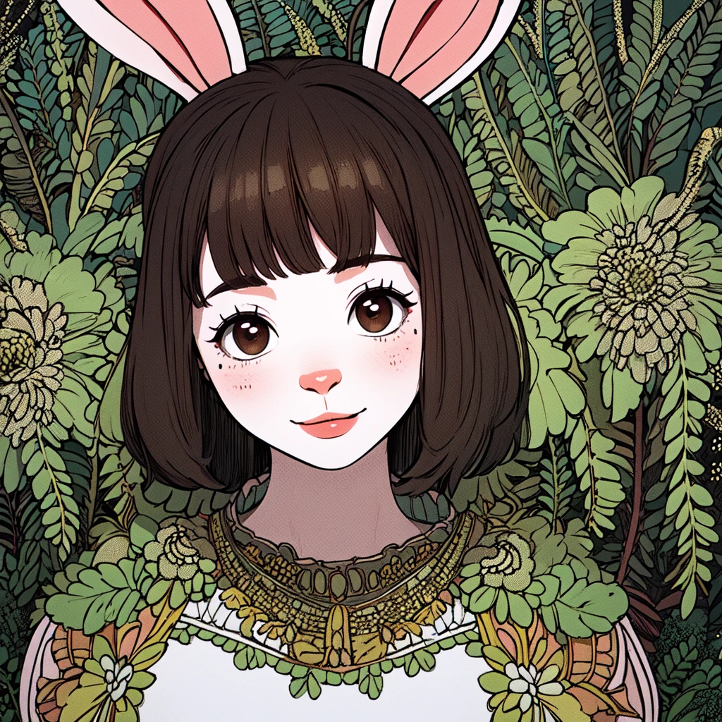 (( Ultra-detailed background , delicate pattern,  intricate detail)), ( highly detailed , Fine details), ( Ultra-detailed background , delicate pattern,  intricate detail,  highly detailed , Fine details),  The best quality, 1 girl, slender girl, Rabbit girl, Alone,  medium breasts, blonde,  animal ears,  rabbit ears ,  animal nose , furry female, furry,  short hair, conejo cone, brown eyes, smile, ( black dress :1.1), 
(( detailed and complex background)), Grass, , forest,  large and tall trees , natural environment, early in the morning, sunshine, ( looking at the spectator:1.1), (cowboy shot:1.1), 
CarrotChan , 