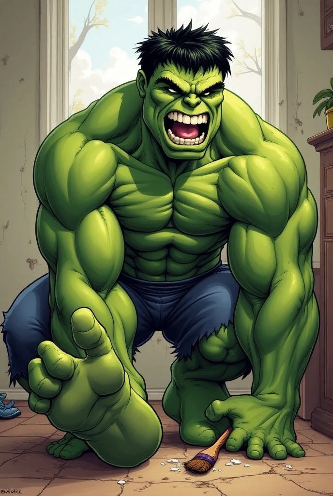 Hulk with a therapist