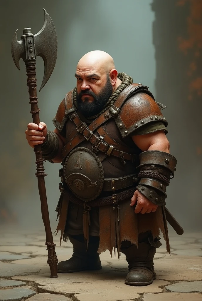 (Disgusting:1.3) digital art of a realistic dwarf, man, close up, action pose, (blacksmith:1.5), (apron:1.3), cleather pans, muscular, (smithy:1.2), (anvil:1.3), (indoors:1.4), (forge:1.2), (hammer:1.2), intricate details, detailed, <lora:Dwarf_Diffusion:0.9>, epic realistic, faded, ((neutral colors)), art, (hdr:1.5), (muted colors:1.2), pastel, hyperdetailed, (artstation:1.5), warm lights, dramatic light, (intricate details:1.2), vignette, complex background, rutkowski