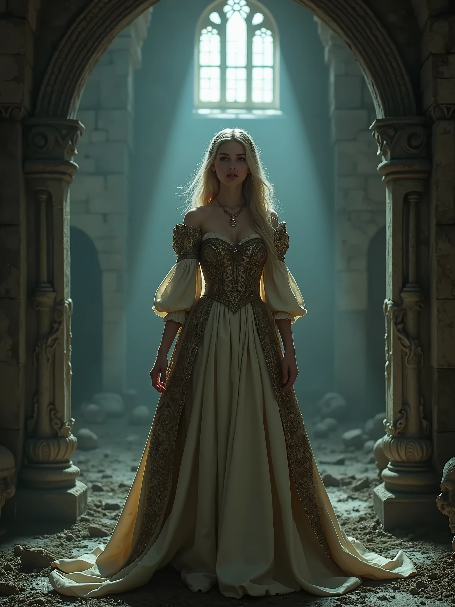 Lenore from Castlevania the series with a beautiful dress