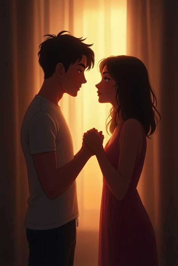 A boyfriend saying sorry and get emotional to her beautiful girlfriend and regret his faults cute couple 