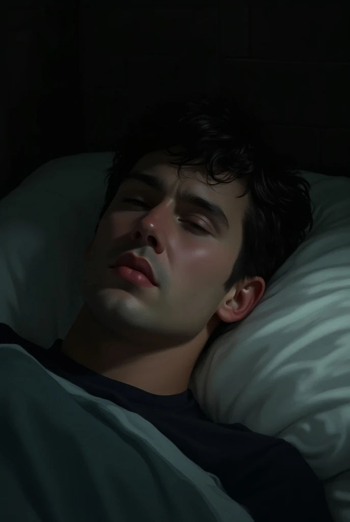 A man waking in night