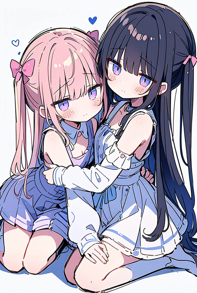 (8k, 最high quality)、Ultra-high resolution、adorable、最high quality, beautiful, Absurd beauty,((Two Girls, twins)), Open your eyes, Healthy Skin, , (cryin) ,Cute Characters, Most detailed, high quality、(missionary, vaginal, ass pov, sex, nsfw)、nose blush、steam、Shiny Hair、Very fine and beautiful bright eyes、be scared、Very detailed, clear and beautiful face, Being stripped of clothes、Slender body、Awards, Anatomically correct、((Scared))、Natural neck position、Dark Places
