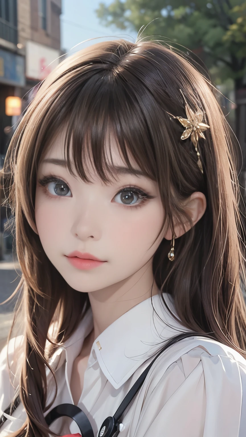 best quality, masterpiece, highres, 1girl,blush,(seductive smile:0.8),star-shaped pupils,china hanfu,hair ornament,necklace, jewelry,Beautiful face,upon_body, tyndall effect,photorealistic, dark studio, rim lighting, two tone lighting,(high detailed skin:1.2), 8k uhd, dslr, soft lighting, high quality, volumetric lighting, candid, Photograph, high resolution, 4k, 8k, Bokeh