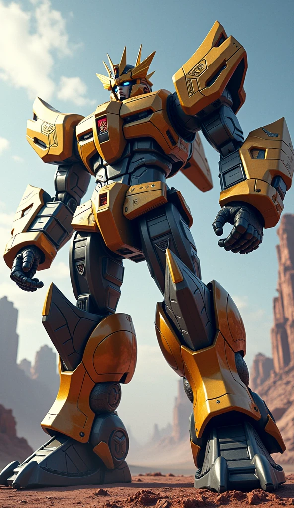 And from a hybrid between Megazord and Saberzord, combine the two into one