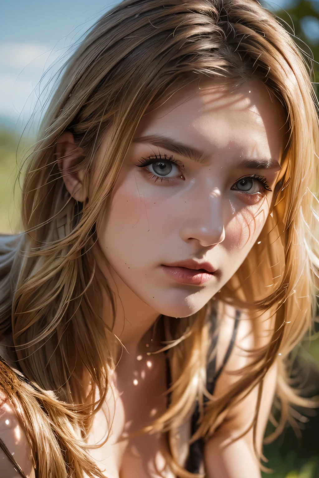 a beautiful girl in a flower field, 1girl, extremely detailed face, beautiful detailed eyes, beautiful detailed lips, long eyelashes, digital art, oil painting, (best quality,4k,8k,highres,masterpiece:1.2),ultra-detailed,(realistic,photorealistic,photo-realistic:1.37),HDR,UHD,studio lighting,ultra-fine painting,sharp focus,physically-based rendering,extreme detail description,professional,vivid colors,bokeh,portrait,landscape,natural light,pastel colors,floral,soft focus