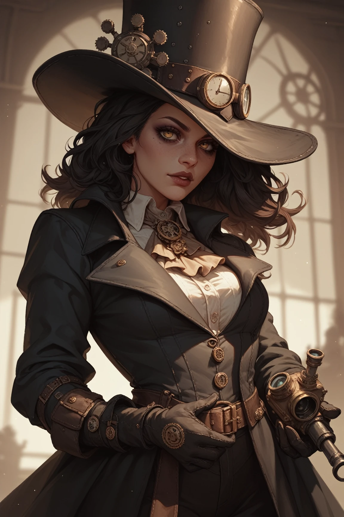 (A gloomy snapshot: 1.1), Epic Realistic, DC Comics' Zatanna in a Red Smoke Cloud, soft cinematic light, Adobe Lightroom, Photo Lab, HDR, an intricate, Highly detailed, (Depth of field: 1,4), hyper-detailing (Artstation: 1,4), Filmic, Warm light, Dramatic light (Complicated details: 1,1)
