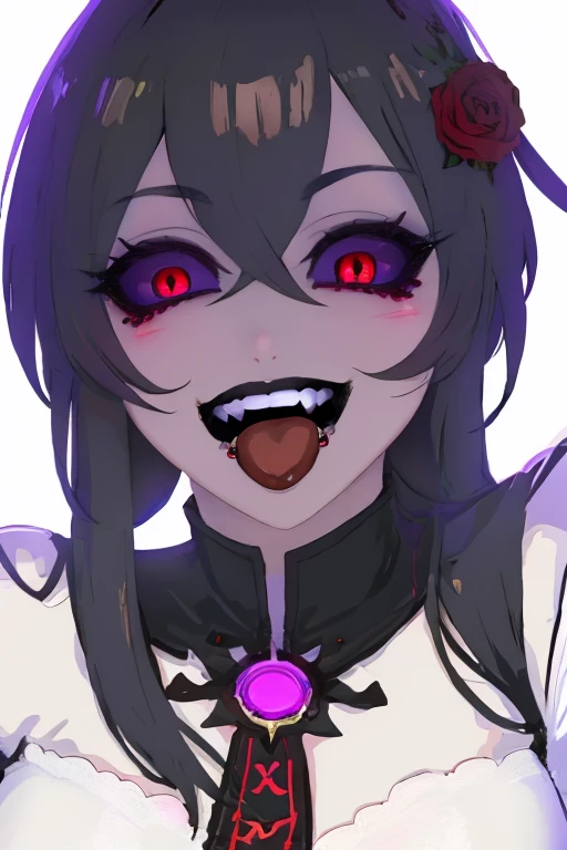 full body view of girl(beautiful face), creepy smile, orgasm face aesthetics, anime illustration, digital art, detailed, refine, pretty, aesthetics