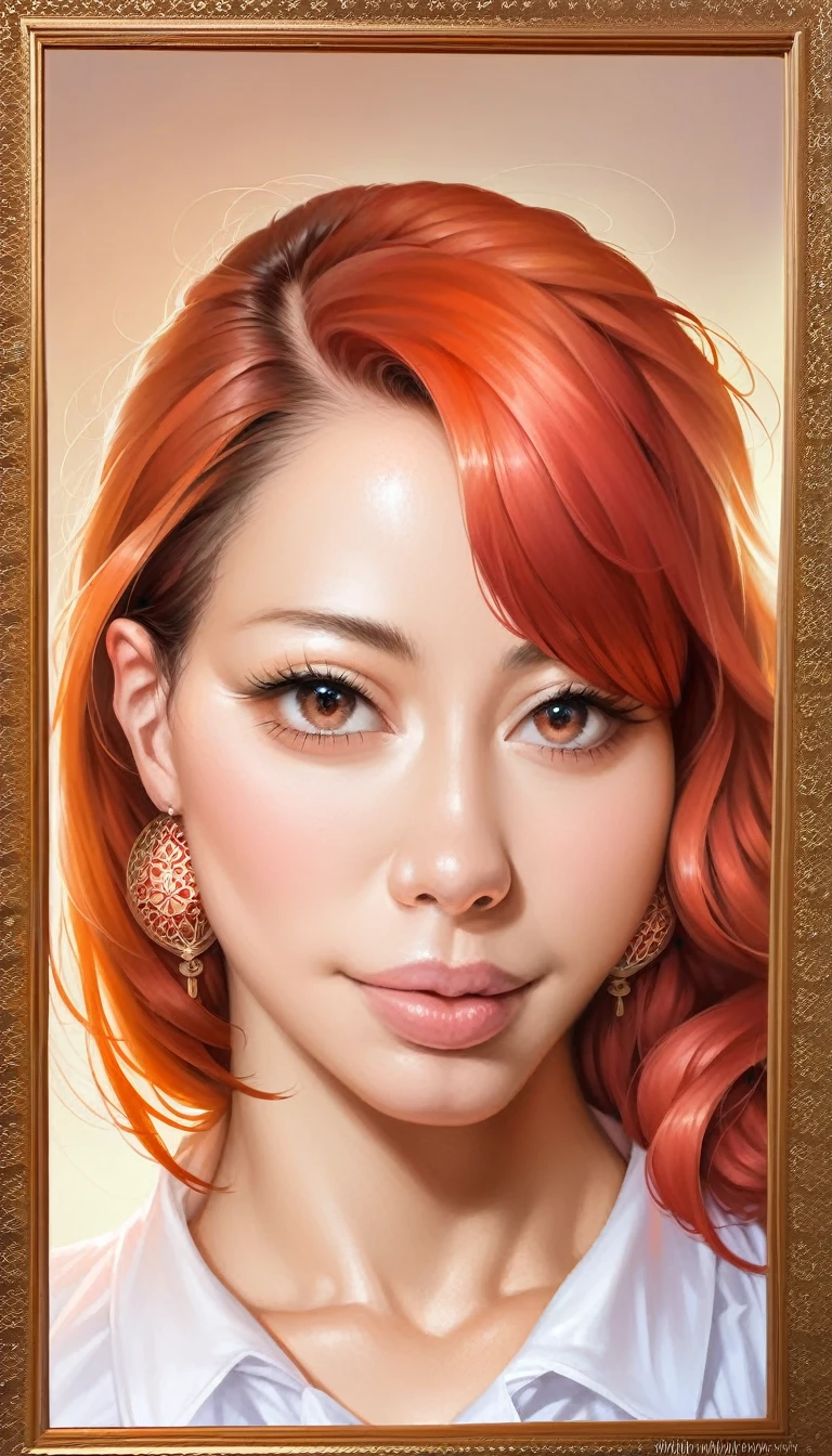 beautiful detailed eyes, beautiful detailed lips, extremely detailed eyes and face, long eyelashes, 1girl, redhead, asian, sensual, beautiful body, semi-nude, anime, (best quality,4k,8k,highres,masterpiece:1.2),ultra-detailed,(realistic,photorealistic,photo-realistic:1.37),portraits,vivid colors,studio lighting,physically-based rendering,extreme detail description,professional