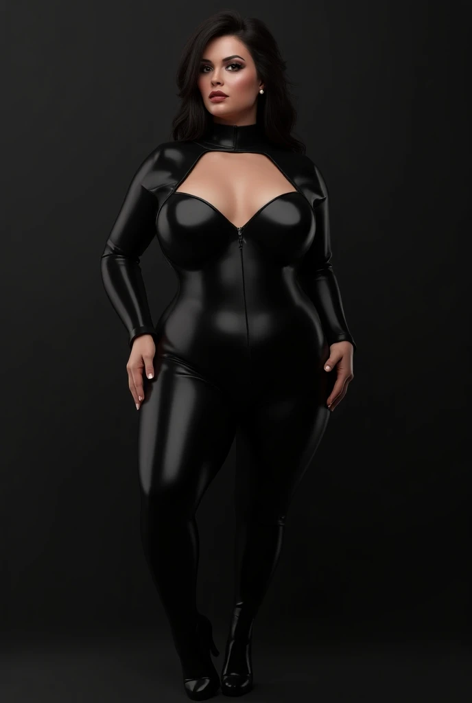 superheroine bbw, full body, spandex, submission position, incontinence (slave, pervert, hypnotized)