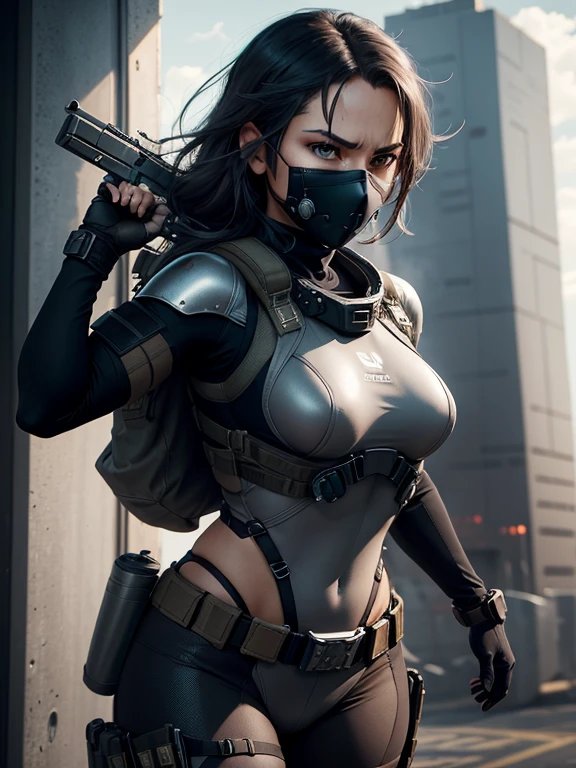 PUBG sexy hot body girl M4 mautan war background level 3 halmet anime car driving