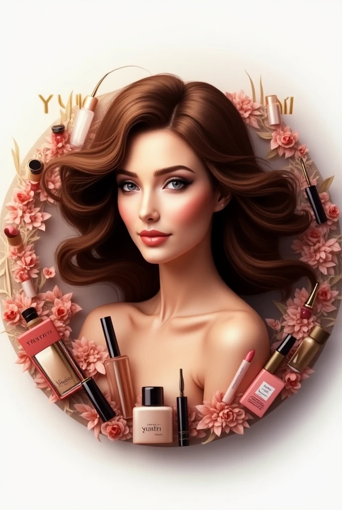 A beautiful girl with the luxury perfum