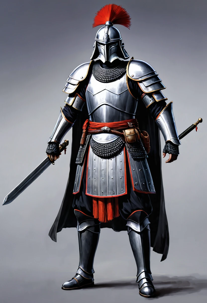 Artwork of an imperial warrior 