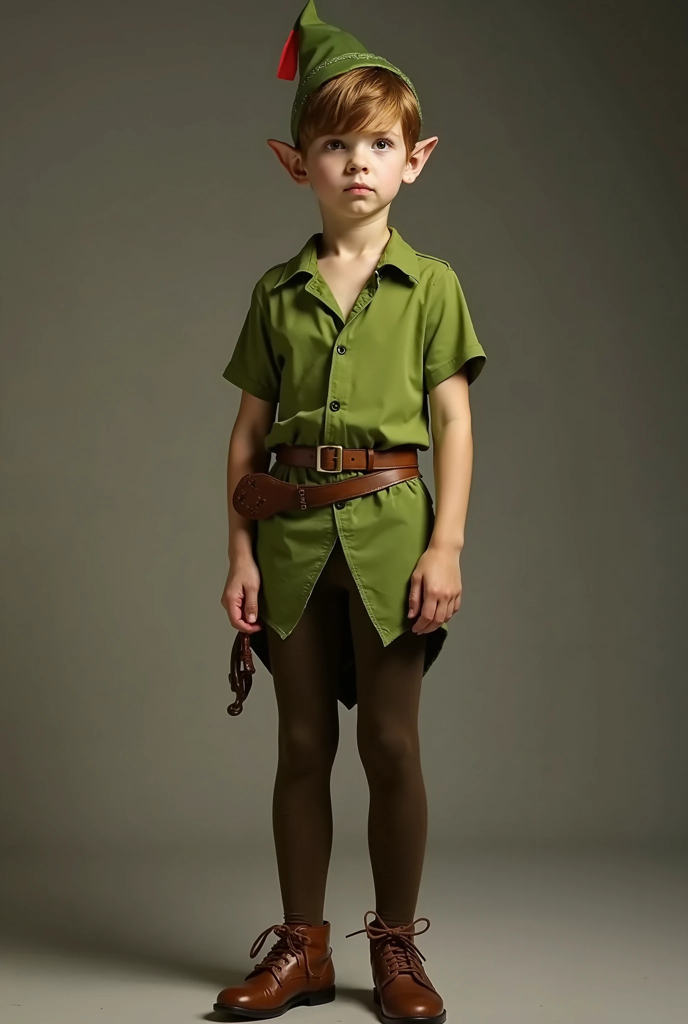 score_8, score_9, 1 boy, solo, cody, blonde hair, black eyes, red shirt, shorts, boots, standing