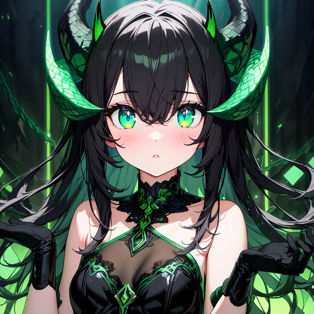 Halloween Cemetery Theme,(Cat's ears,Green braided hair:1.5),(Halloween Pumpkin and Horror Theme:1.4),(Detailed red eyes、Teary-eyed:1.4),Haunted house background,hiquality,(Very small breasts、extremely flat chest:1.5)、(Happy and big smile:1.4),Mystical boundaries,The scariest horror game、Bloods、,(Face Zoom:1.5),A detailed eye、highlight in eyes、(Upper body zoom:1.5)、Profile picture seen from the side、(Succubus:1.3)、Movie Quality、Range Flare、666、tits out、Provocative、greed、conceit、lascivious、masturbation、masturbation、fullnude