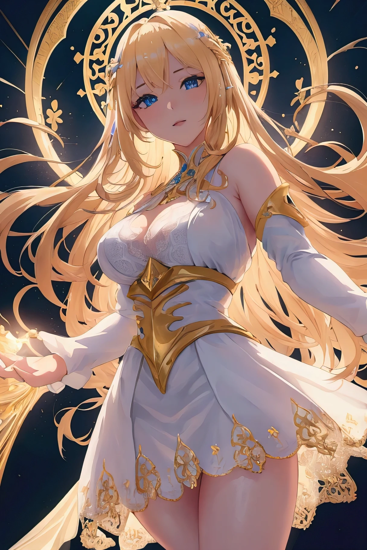 最high quality、1 womanエルフ NP: Worst quality ,Flower fractal art Lie on bed Beautiful radiance,High-definition depiction, Realistic, 8k, Unity, Wide Shot, light smile, Beautifully and vividly drawn, , Beautiful, beautiful, clear skin、sexy see-through bodystocking,Countless rays of light pouring down, Swirling Light, big background, Raise one arm above your head, Intense light is emitted from the magic circle in front of the girl.
Romanticism,Cowboy Shot: The most beautiful form of chaos, Mr..々color, Intertwined flowers, Particle,magical gentle light,smile,sexy,image quality、masterpiece、Beautiful Face、Super beautiful elf woman((Big breasted 22 year old office lady、Nipples、Bust 90,Beautiful long ironed hair、blonde、height: 165cm。、sexy、Esbian、、high quality、、background((Star Narski)))、Starry Sky、Visual art、Written boundary depth、、Elf Ears、、universe、Happy smile、Gentle light、Elf forest、elegant、ticker beautiful decorative、、magic、forest、Beautiful tiara、Beautiful bed、Beautiful Landscape、A kind smile、wonderful、Fluttering petals、Dance happily、、Cultivate fantasy、、Mystery light Lots of flowers、、art、art,mystery,Ultra-high resolution,atmosphere