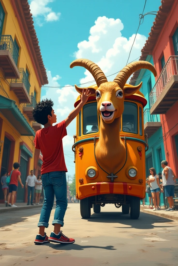 Goat Bus Son Josรฉ calling the Colombian goat (bus) - SeaArt AI