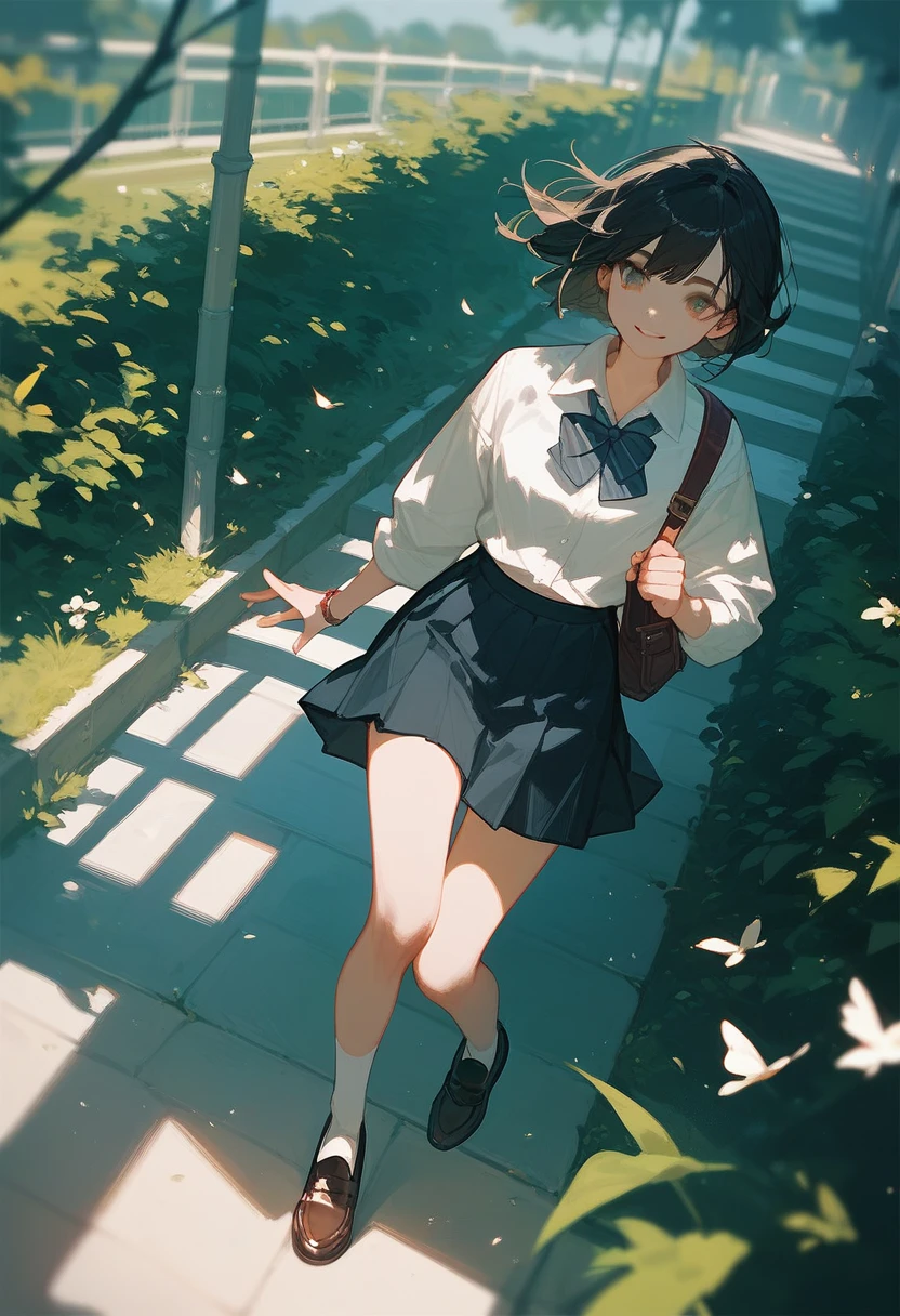 (masterpiece:1.3),(best quality:1.2),8k,absurdres,unity 8k wallpapper,(extremely detailed:1.3),highestres,realistic, 
1girl,low_angle_human,sky,cloud,grass,blurry foreground, full body, (green:1.2),sun,(dandelion:1.1),,shoe sole,