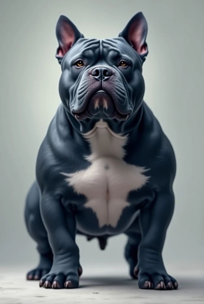 Black bulldog highted bulldog