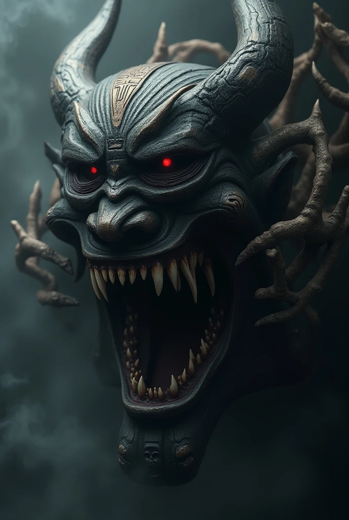 Japanese Oni mask