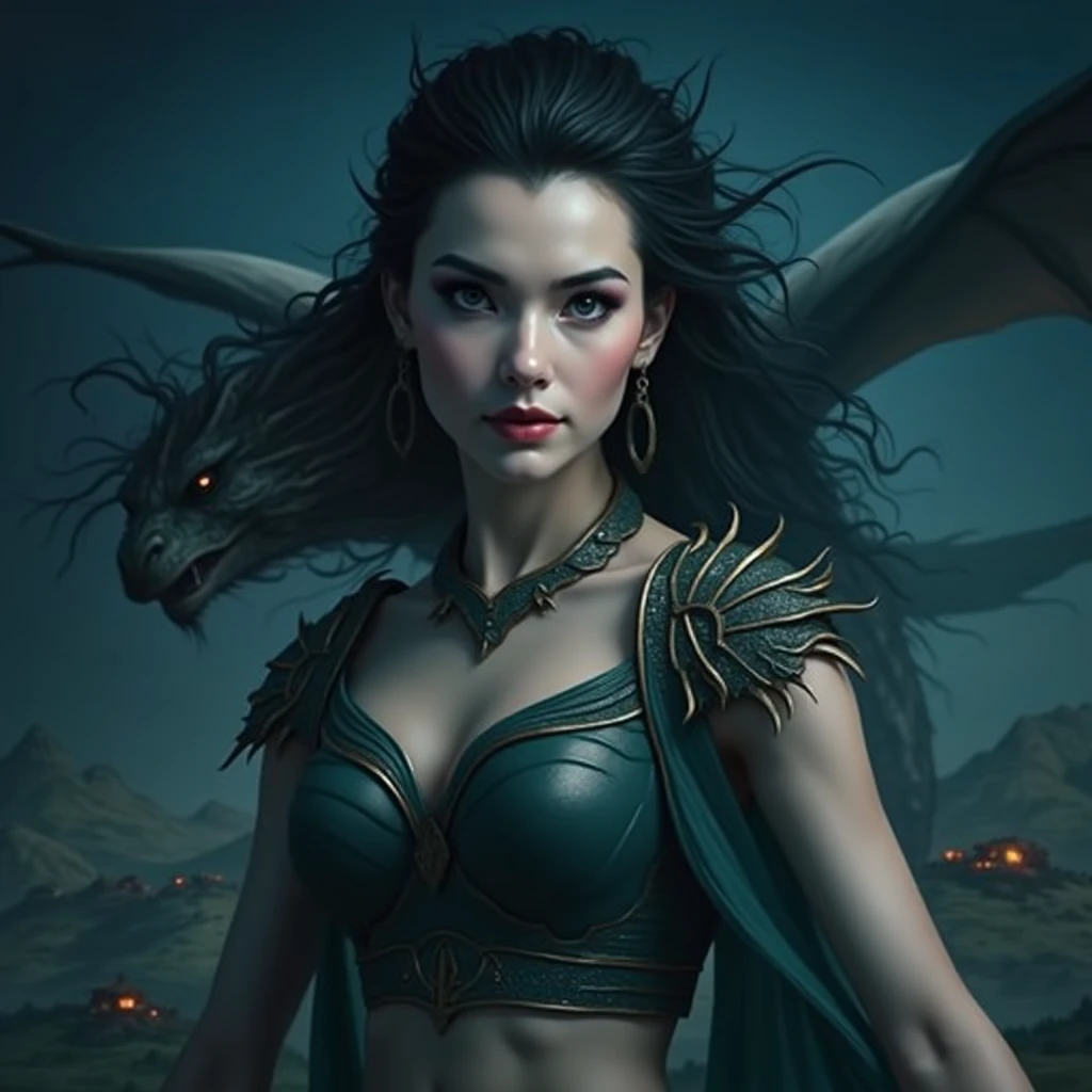 a close up of a woman with a dragon on her shoulder, extremely detailed artgerm, fantasy art style, artgerm portrait, in style of artgerm, aly fell and artgerm, drawn in the style of artgerm, artgerm detailed, artgerm lau, in the style artgerm, ! dream artgerm
