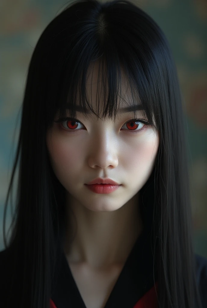 a beautiful asian girl with copper black hair,detailed facial features,big breasts,wearing black sexy lingerie,high-quality portrait,hyper detailed,intricate,photorealistic,award winning art,dramatic lighting,warm color tones,depth of field,cinematic,dramatic,elegant