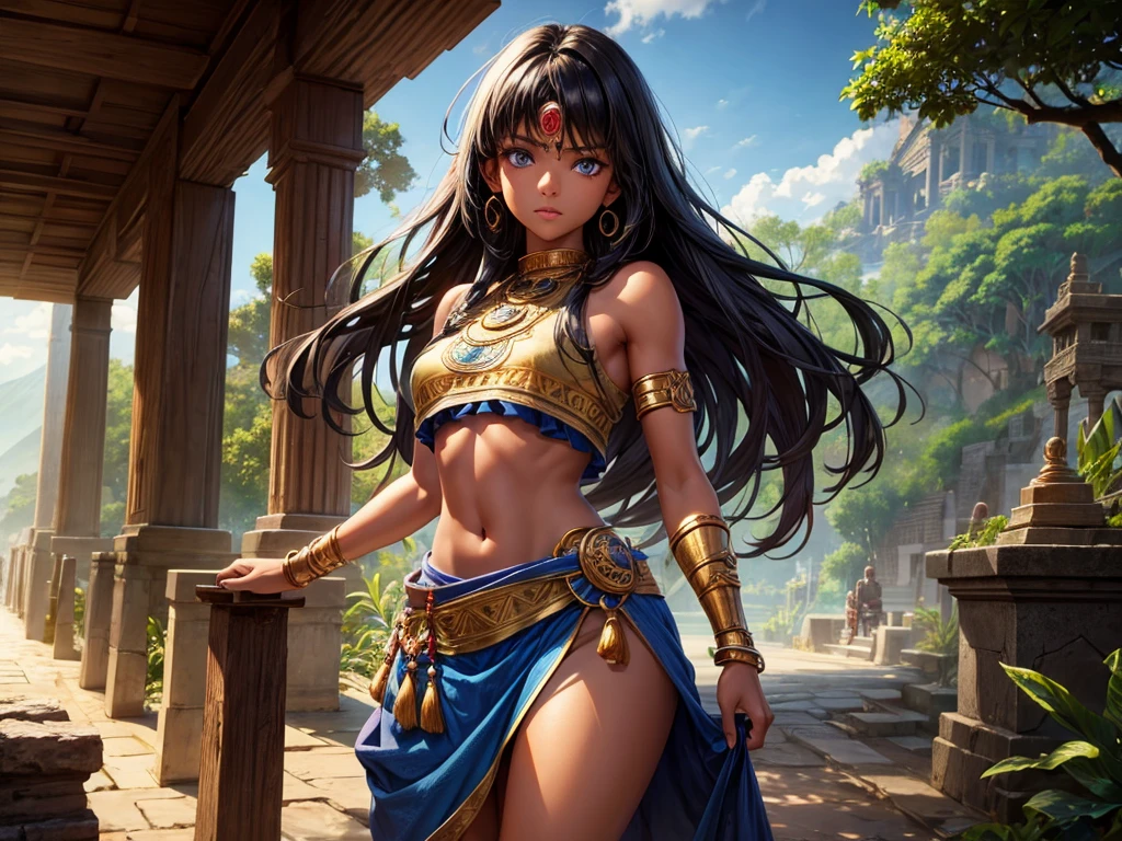 young samoan teen girl, ancient samoan warrior, wielding a spear, evil look,,combat stance, facepaint, bodypaint, sexi, small breasts, beach in background, highly detailed, vibrant appearance, creative behavior, extremly detailed, imaginative, sensual, spontaneous, highest quality, skin texture, intricate details, (cinematic lighting), RAW photo, 8k, masterpiece,best quality,ultra-detailed,very detailed illustrations,extremely detailed,intricate details,highres,super complex details,extremely detailed 8k cg wallpaper,