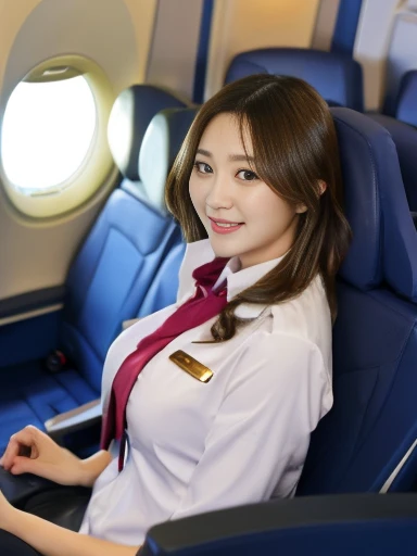 masterpiece,  high detail, the most  pornographic  airline stewardess in the world, (( pornographic )), air colored hostess costume,  brown hair long hair, Bob Hairstyle, foot, ((( Huge breasts 1.9)))  THICK THIGS , wide hips,  cabin attendant picking up thingsドレス,  slender body sitting in a rock bath, Smiling Lips, (( cabin attendant picking up things)) (超 Hi-Res, 8k wallpaper,  Hi-Res),  Movie Lighting, Physically-based rendering, Awards, Highly detailed skin,  extra detailed face ,  high definition eyes ,  Carl Zeiss 85mm F /1.4,  Ellen von Unvers