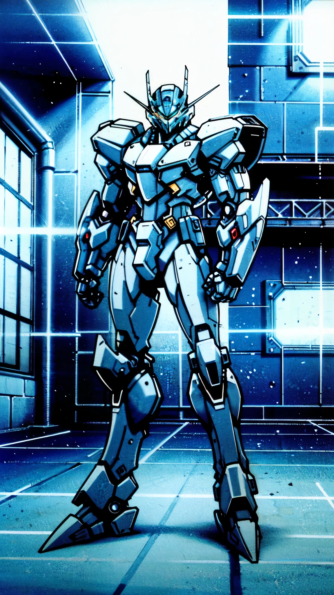 (masterpiece:1.5, best quality:1.5, extremely delicate:1.5), ((male:1.5)), a man wearing a full-face helmet, green eyes, fantasy-style high-tech biomimetic armored combat suit, (a composite layered chest armor), the design balances heavy with agility, fully enclosed shoulder guards, matching arm and leg guards, a belt of gemstone, (the color scheme is primarily Blue and Red with Black accents, Organic Biotech, Concept Inspired by superhero, glowing eyes, armor glows, stand of a futuristic sci-fi city), this character embodies a finely crafted fantasy-style armored hero in anime style, exquisite and mature art style, metallic, high definition, highres, ultra-detailed, ultra-fine painting, professional, perfect body proportions, golden ratio, anatomically correct, symmetrical face, extremely detailed eyes and face, high quality eyes, creativity, RAW photo, UHD, 32k, Natural light, cinematic lighting, masterpiece-anatomy-perfect