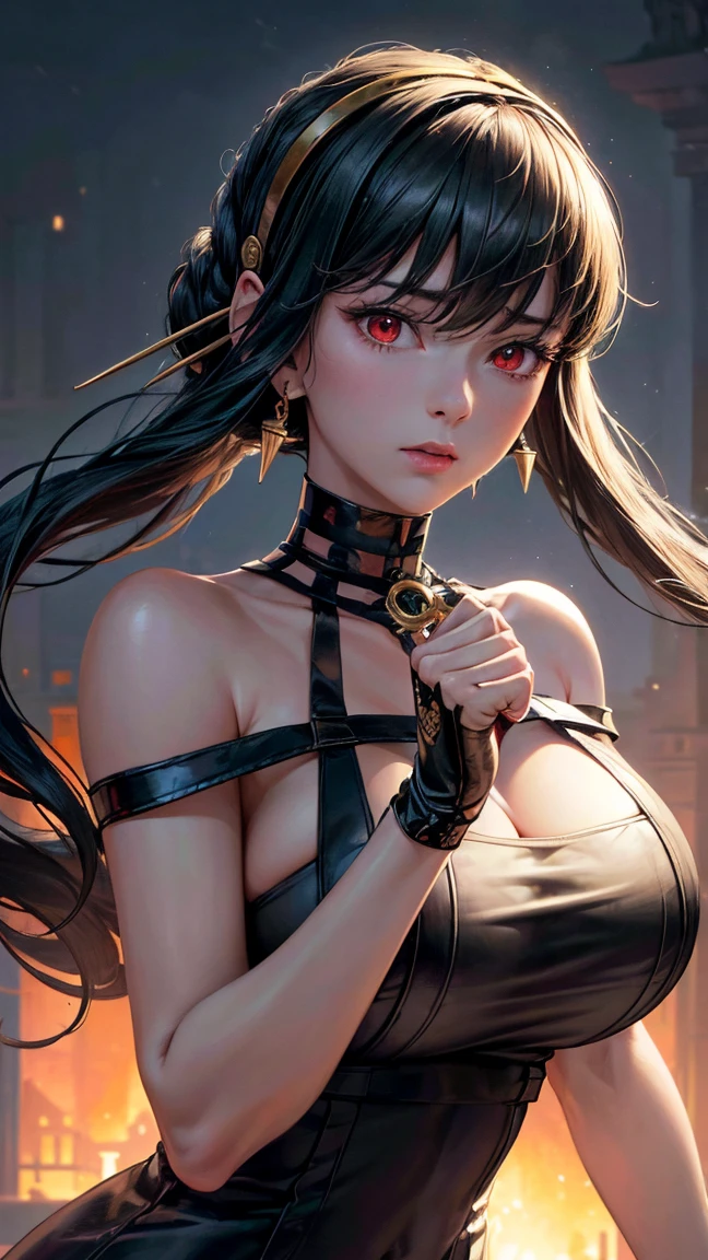 (Highly detailed CG Unity 8k wallpaper, masterpiece, top quality)　(Hands of perfect proportions with one thumb and four fingers) (Adult woman in her early twenties wearing bondage with a dense belt that tightens her body) (pretty face, face distorted by pain) (crimson eyes moistened with tears, face wet with tears)